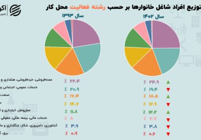 تغییر مسیر شاغلان ایرانی در ۱۰ سال/ کدام شغل‌ها پرتقاضا شدند؟