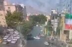انتشار برای اولین بار:لحظه انفجار مهیب میدان تجریش در حمله ۲۵ خرداد
