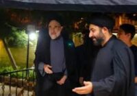 حضور سید محمد خاتمی در مراسم عزاداری شب تاسوعا دارالزهرا