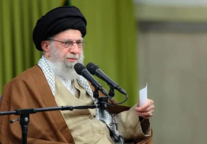 واکنش کارتونیست یمنی به حضور رهبر انقلاب در حسینیه امام خمینی