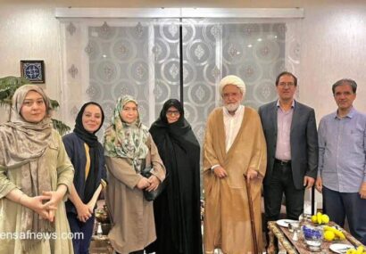 دیدار فرزندان میرحسین موسوی با کروبی دیدار فرزندان میرحسین موسوی با کروبی