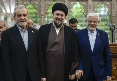 سانسور کلمات “تفاهم” و “صلح” در سخنان پزشکیان و سید حسن خمینی در خبر تلویزیون